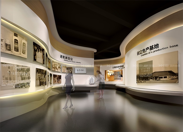 如何在企業傳統靜態展館裝修中展示企業的歷史？